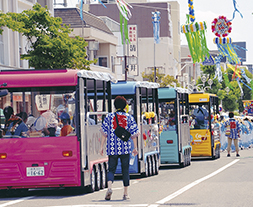 「まゆ」号で桐生を元気に