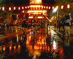 突然の雨にも負けず